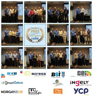 Membres du Club Experts 2025 - Remise du trophée