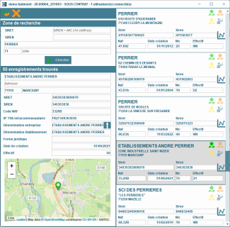 Moteur recherche entreprise