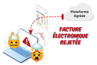 Rejet facture électronique