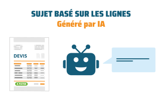 Sujet de devis basé sur les lignes du document