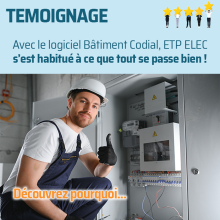 Témoignage client logiciel Bâtiment Codial