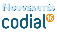 Nouveautés Codial version 16