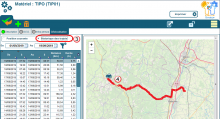 GPS historique des trajets