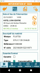 Application Interventions : récapitulatif d'une intervention