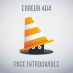 Erreur 404, page introuvable