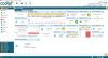 Menu personnalisable thème clair : raccourcis, tableaux de bord, indicateurs statistiques